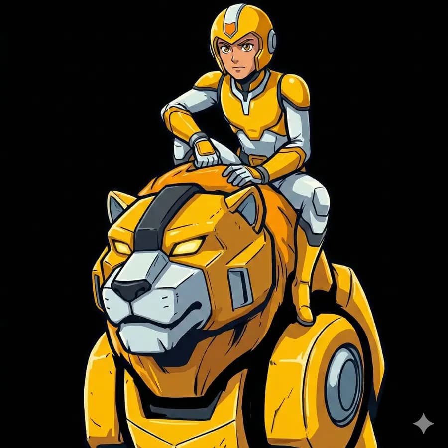 Yellow Lion — Hunk